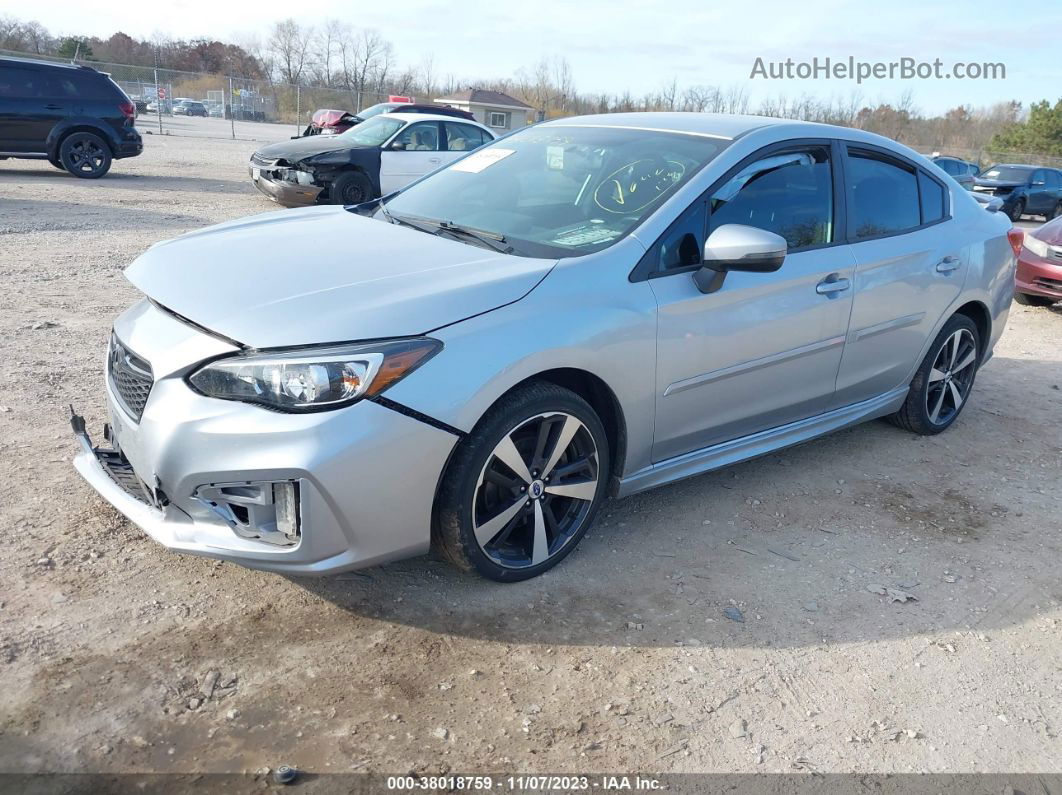 2018 Subaru Impreza 2.0i Sport Silver vin: 4S3GKAK68J3619171