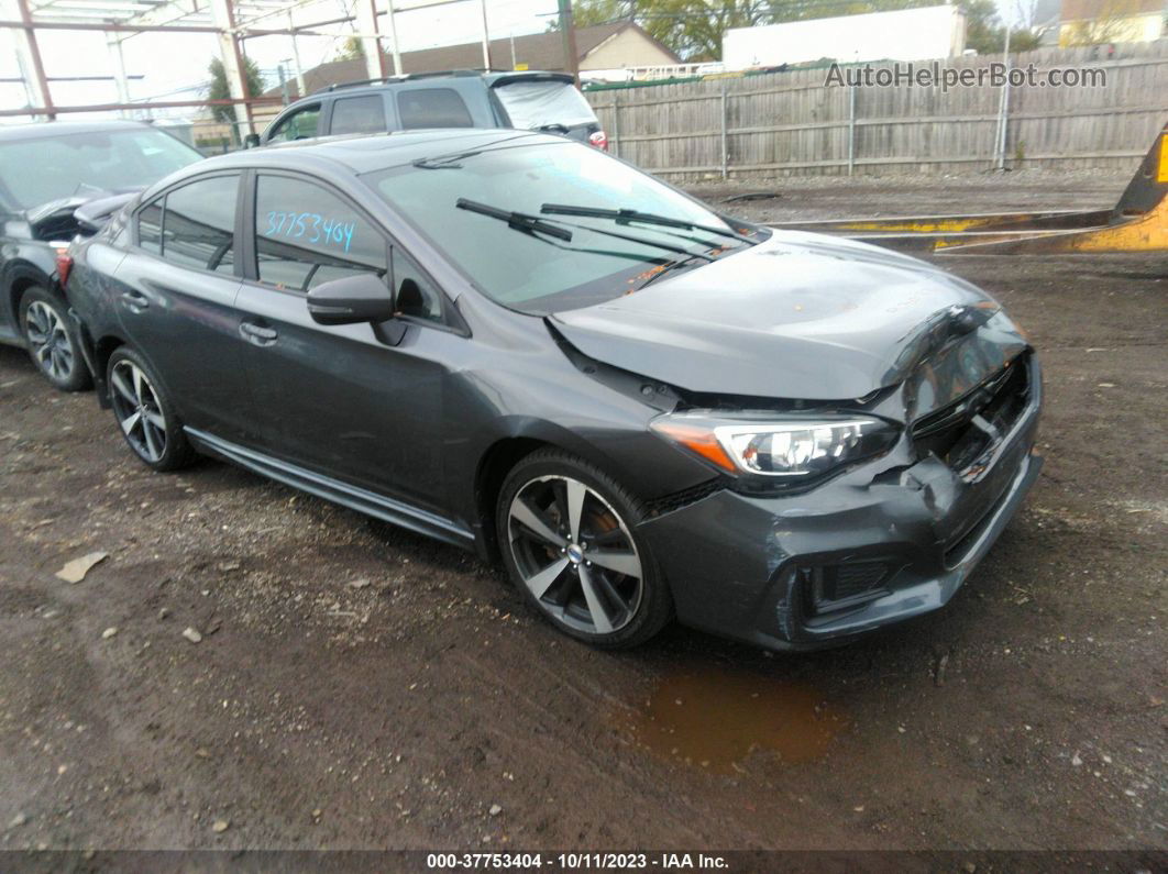 2018 Subaru Impreza Sport Gray vin: 4S3GKAL61J3623450