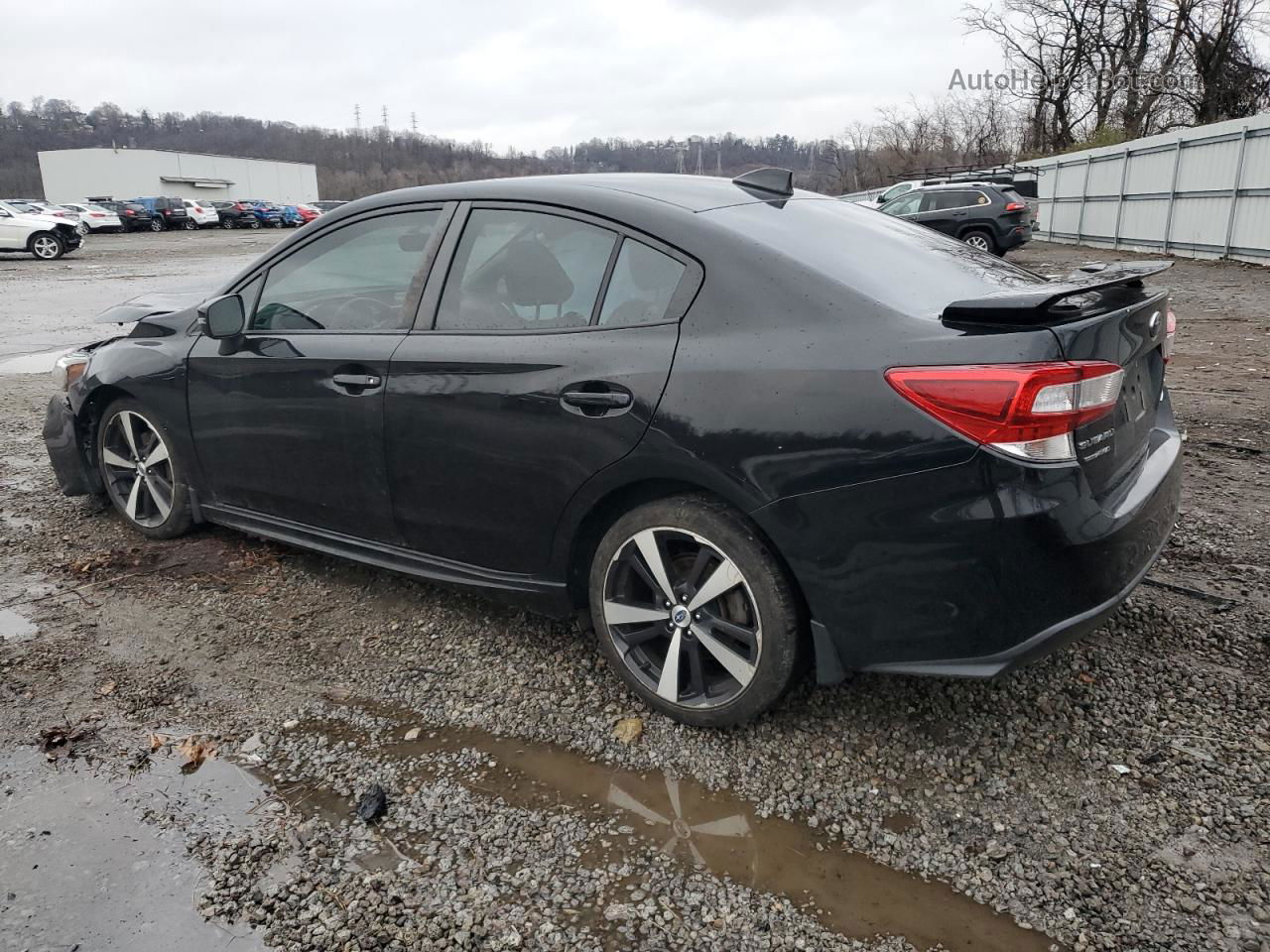 2018 Subaru Impreza Sport Черный vin: 4S3GKAL62J3612229