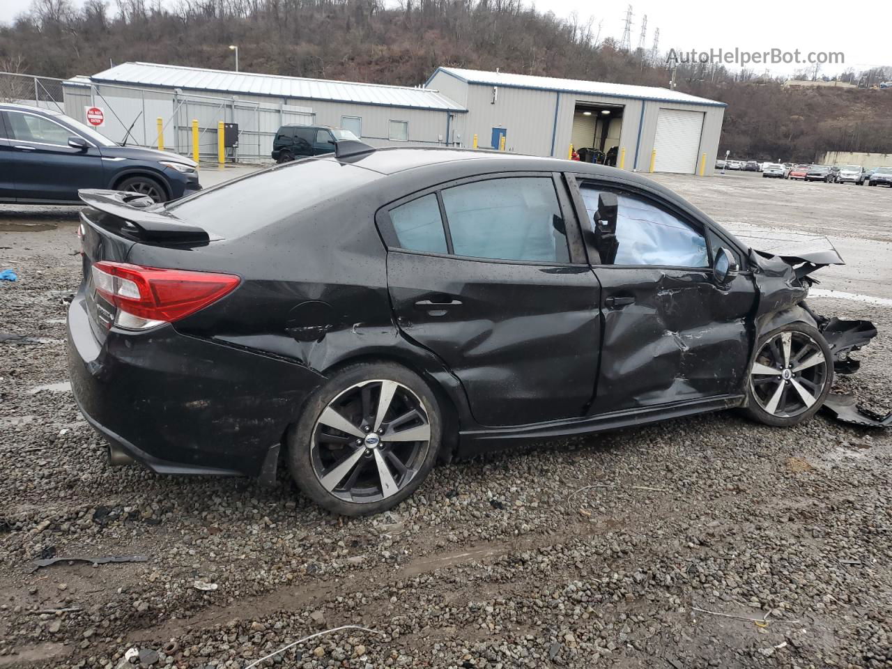 2018 Subaru Impreza Sport Черный vin: 4S3GKAL62J3612229