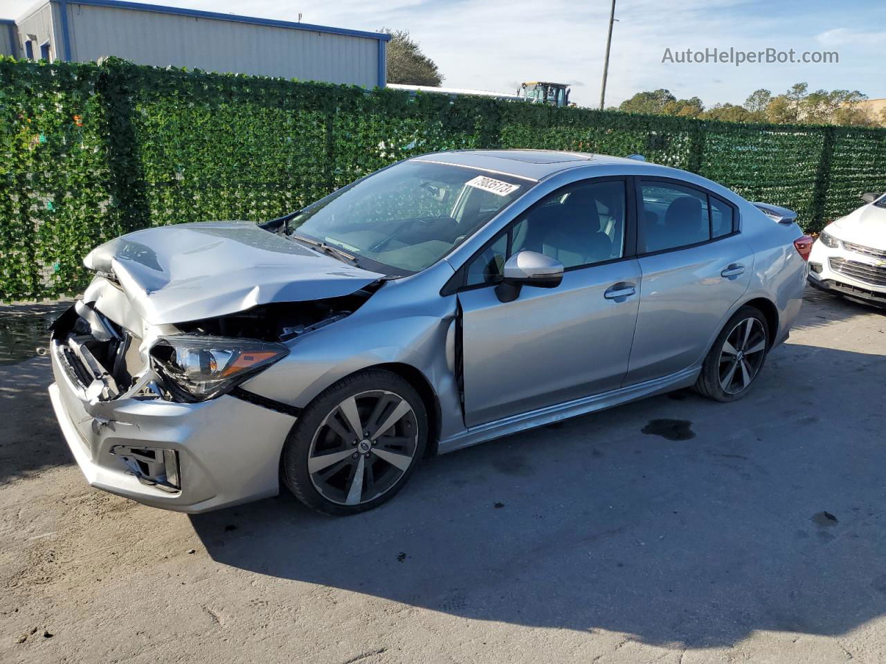 2018 Subaru Impreza Sport Silver vin: 4S3GKAL63J3618248