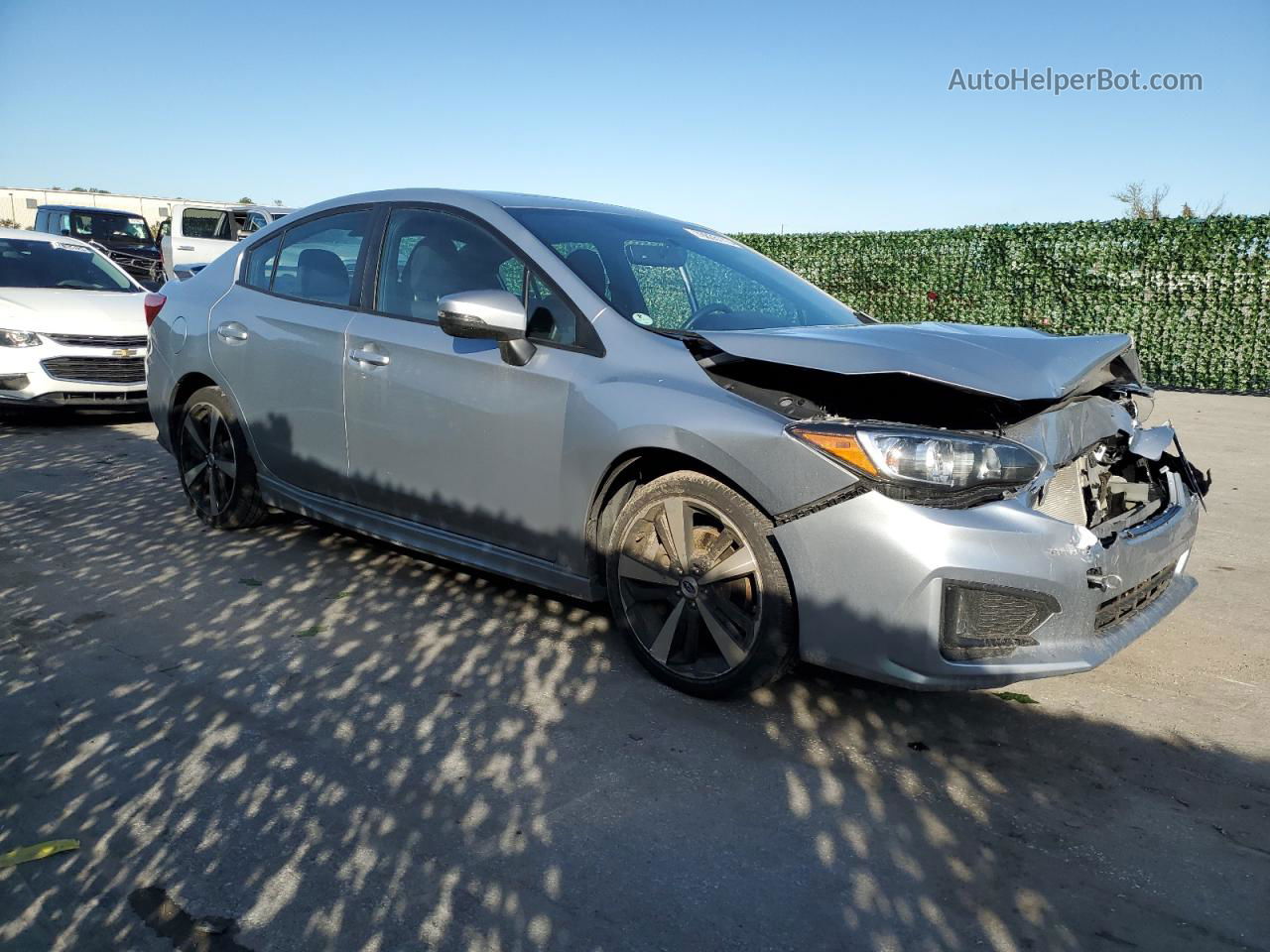 2018 Subaru Impreza Sport Silver vin: 4S3GKAL63J3618248