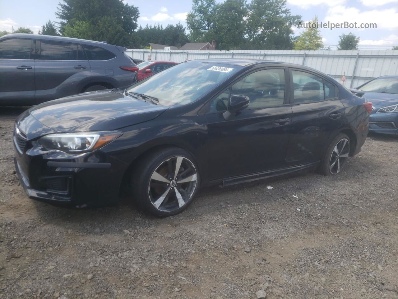 2018 Subaru Impreza Sport Black vin: 4S3GKAL65J3603461