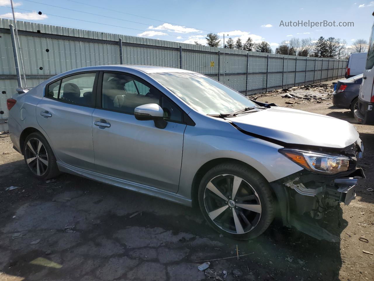 2018 Subaru Impreza Sport Silver vin: 4S3GKAL66J1625268