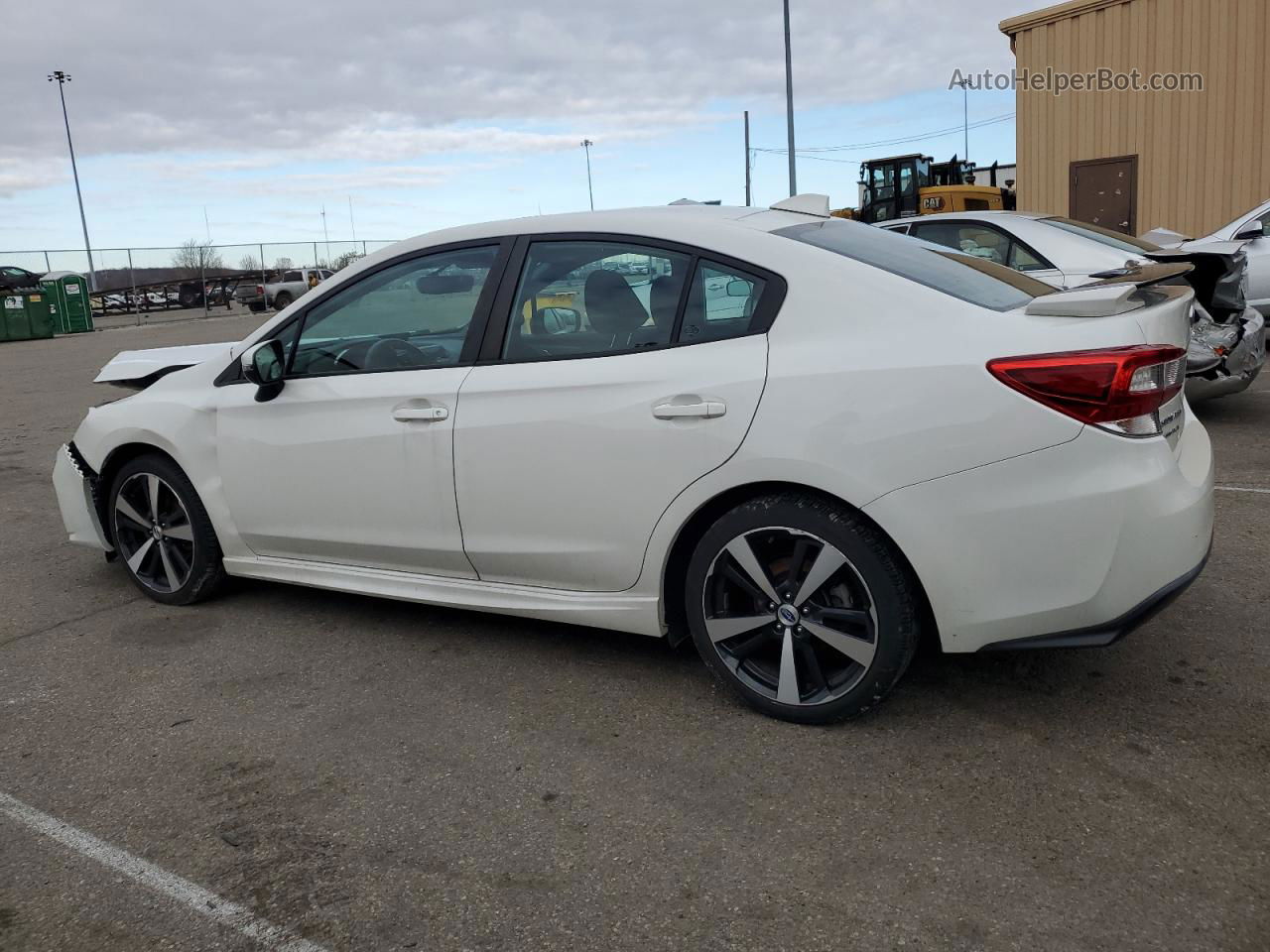 2018 Subaru Impreza Sport White vin: 4S3GKAL67J3619967