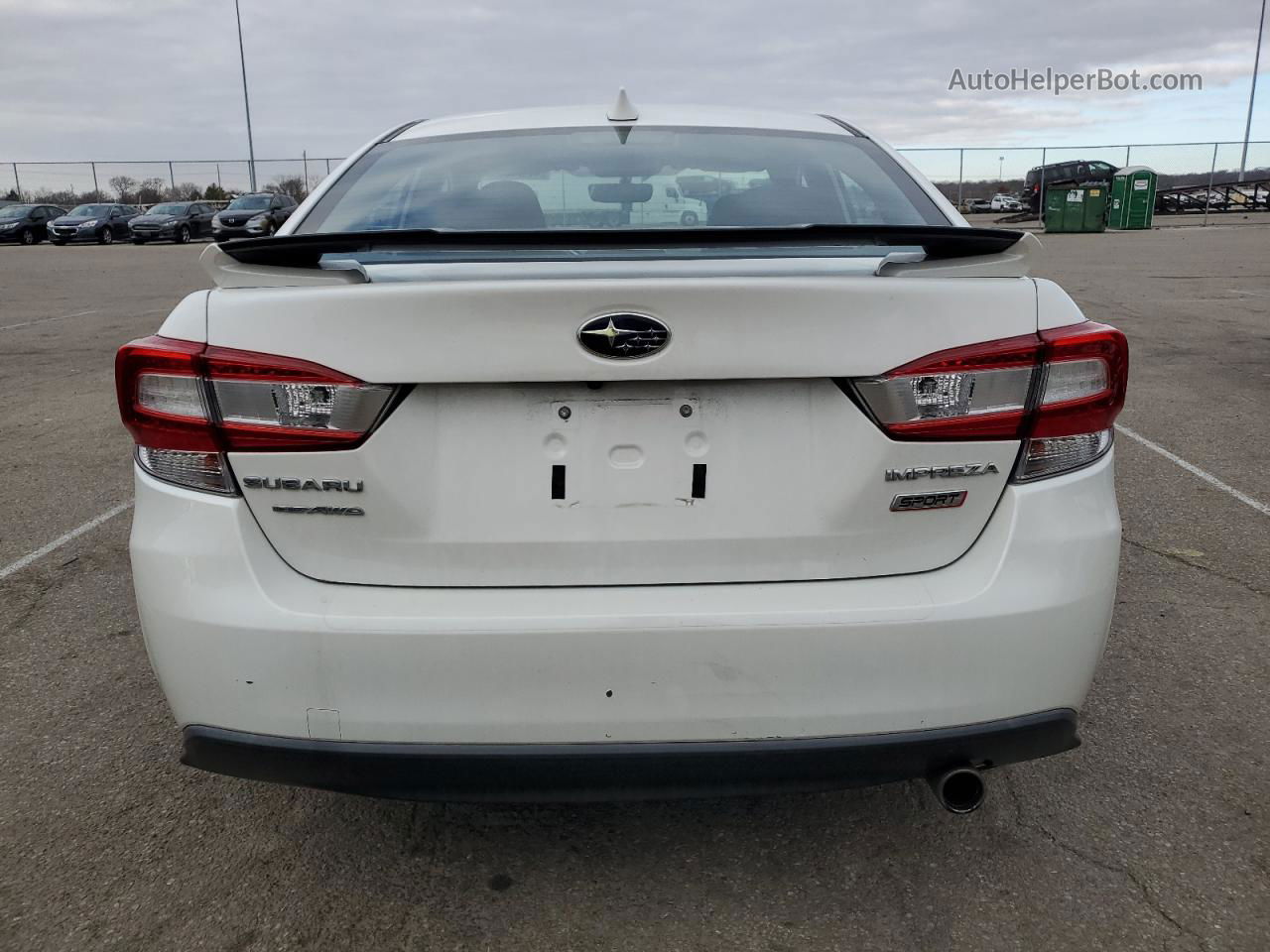 2018 Subaru Impreza Sport White vin: 4S3GKAL67J3619967