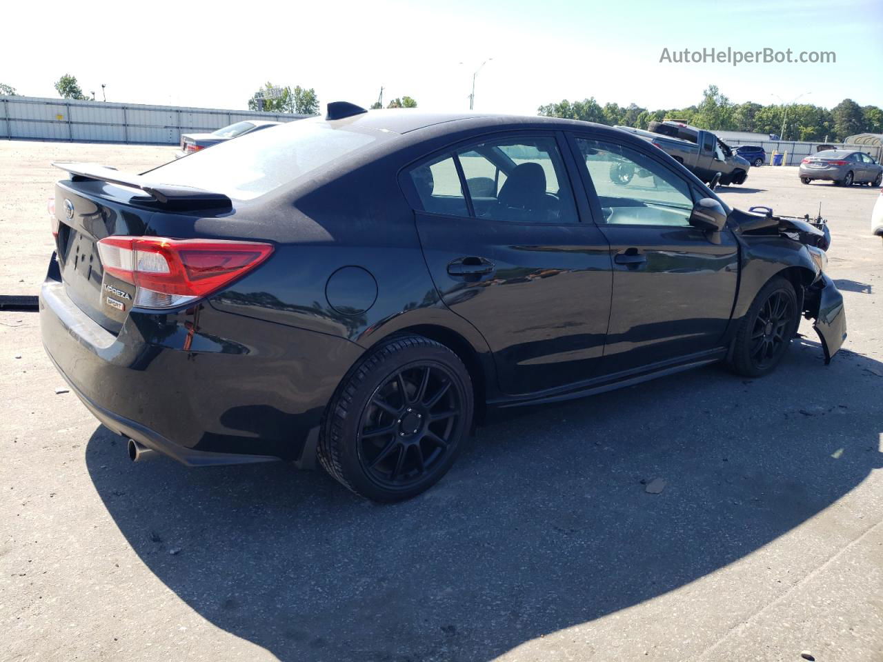 2018 Subaru Impreza Sport Black vin: 4S3GKAM61J3622541