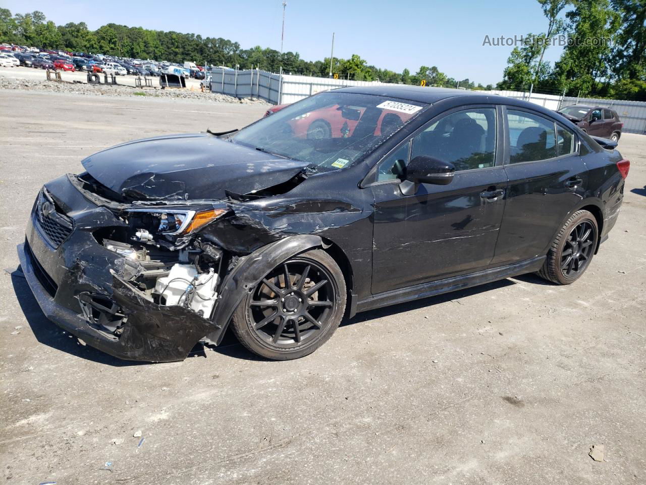 2018 Subaru Impreza Sport Black vin: 4S3GKAM61J3622541