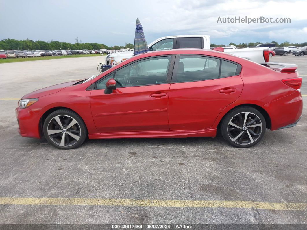 2018 Subaru Impreza 2.0i Sport Red vin: 4S3GKAM62J3616652