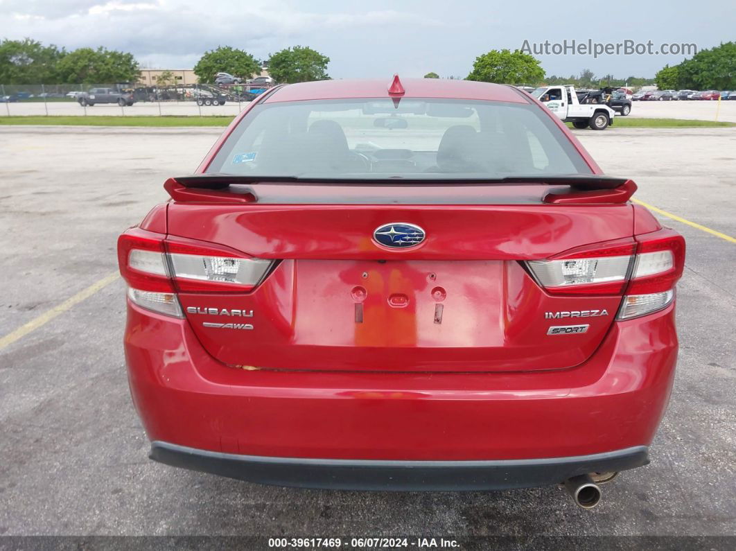 2018 Subaru Impreza 2.0i Sport Red vin: 4S3GKAM62J3616652