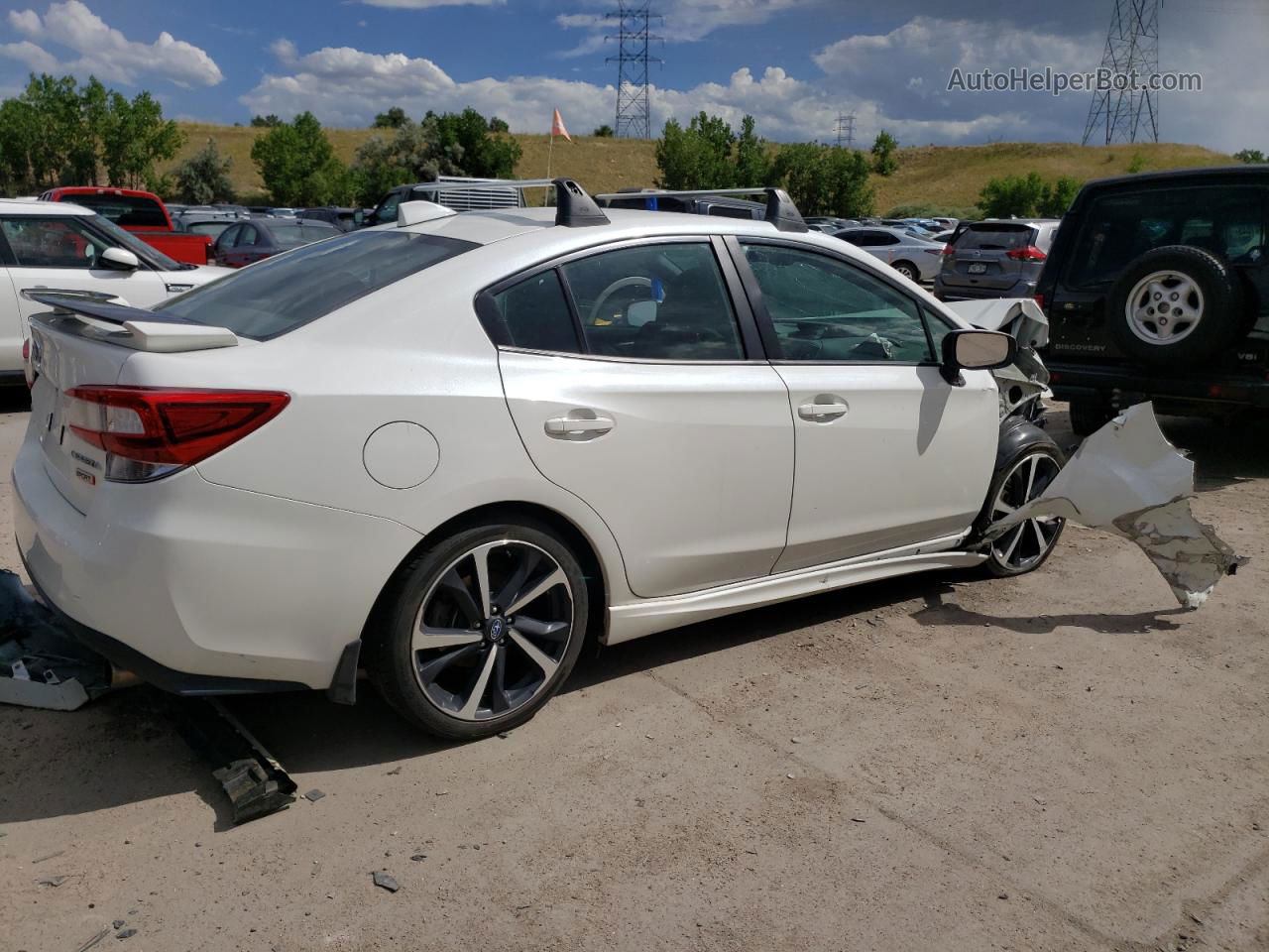 2021 Subaru Impreza Sport White vin: 4S3GKAM66M3601723