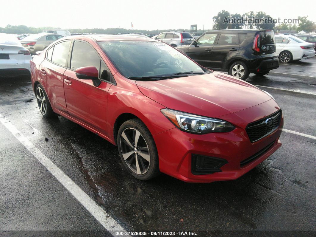 2018 Subaru Impreza Sport Red vin: 4S3GKAM68J3621760