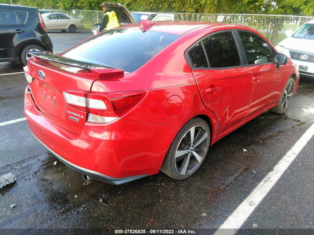 2018 Subaru Impreza Sport Red vin: 4S3GKAM68J3621760