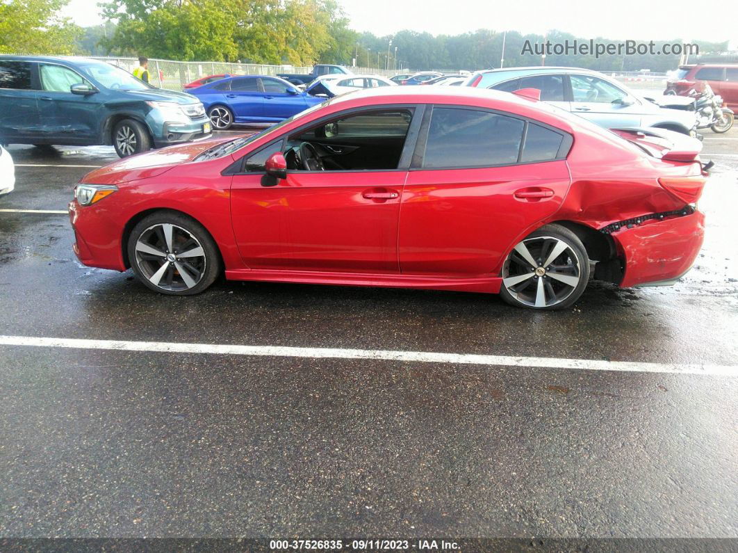 2018 Subaru Impreza Sport Red vin: 4S3GKAM68J3621760