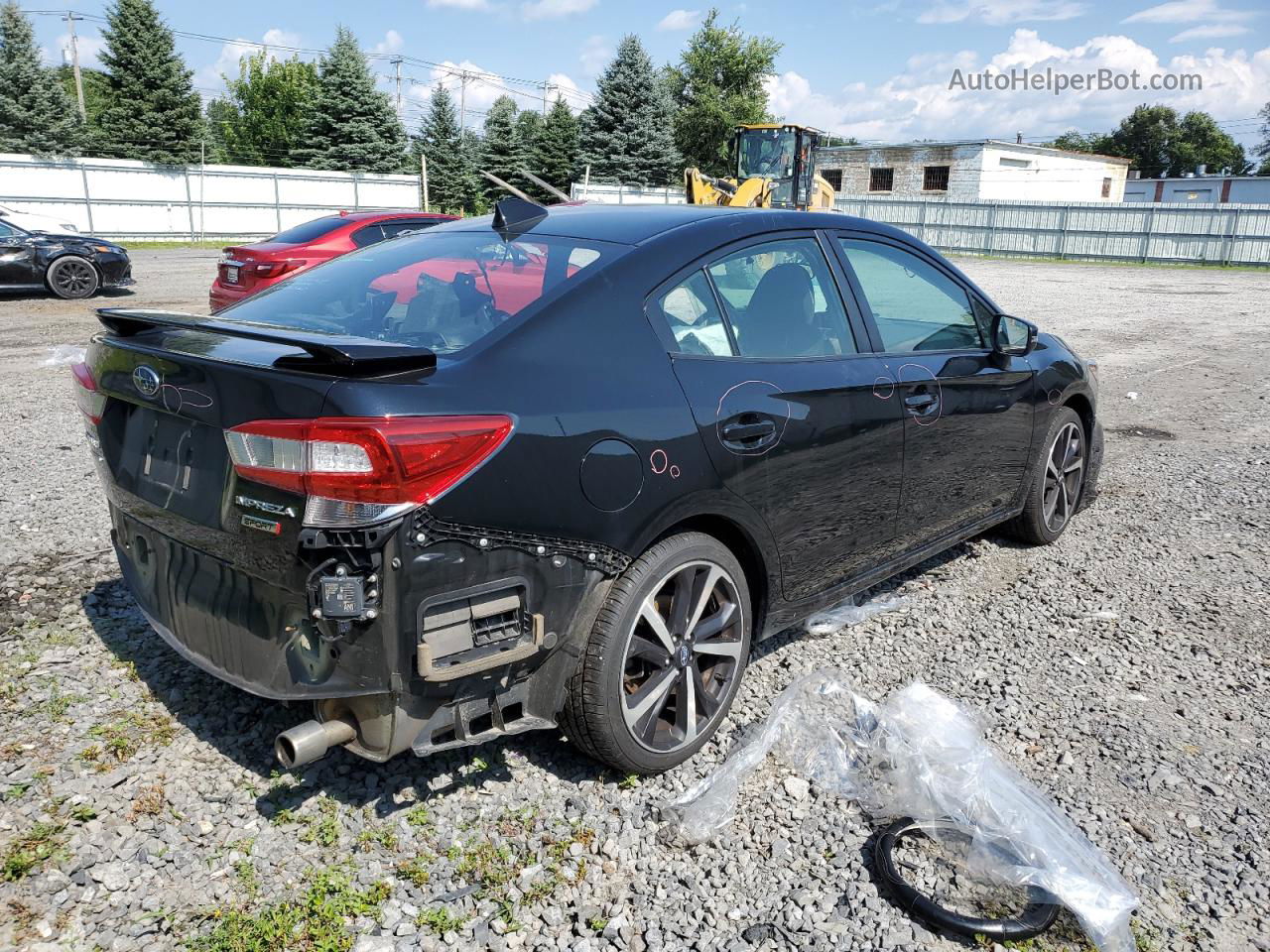 2021 Subaru Impreza Sport Black vin: 4S3GKAM69M3601943