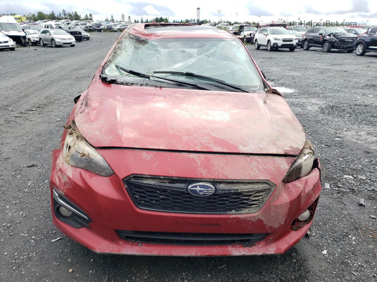 2018 Subaru Impreza Limited Red vin: 4S3GKAS6XJ3607720