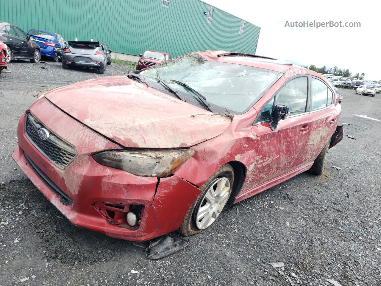 2018 Subaru Impreza Limited Red vin: 4S3GKAS6XJ3607720