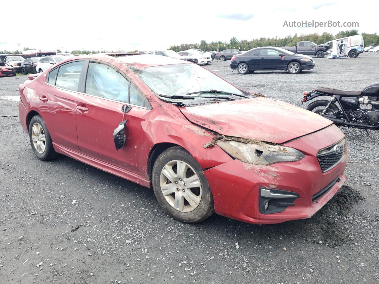 2018 Subaru Impreza Limited Red vin: 4S3GKAS6XJ3607720