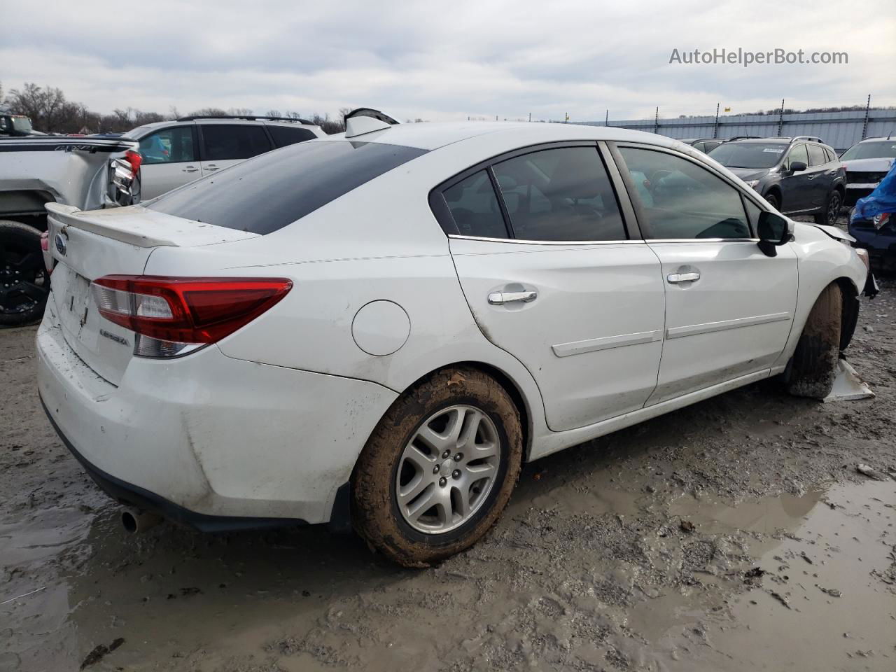 2018 Subaru Impreza Limited White vin: 4S3GKAT60J3603710