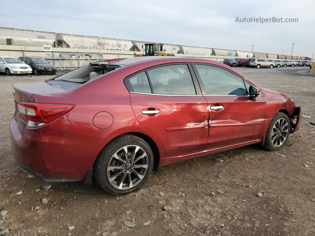 2021 Subaru Impreza Limited Красный vin: 4S3GKAT64M3602659