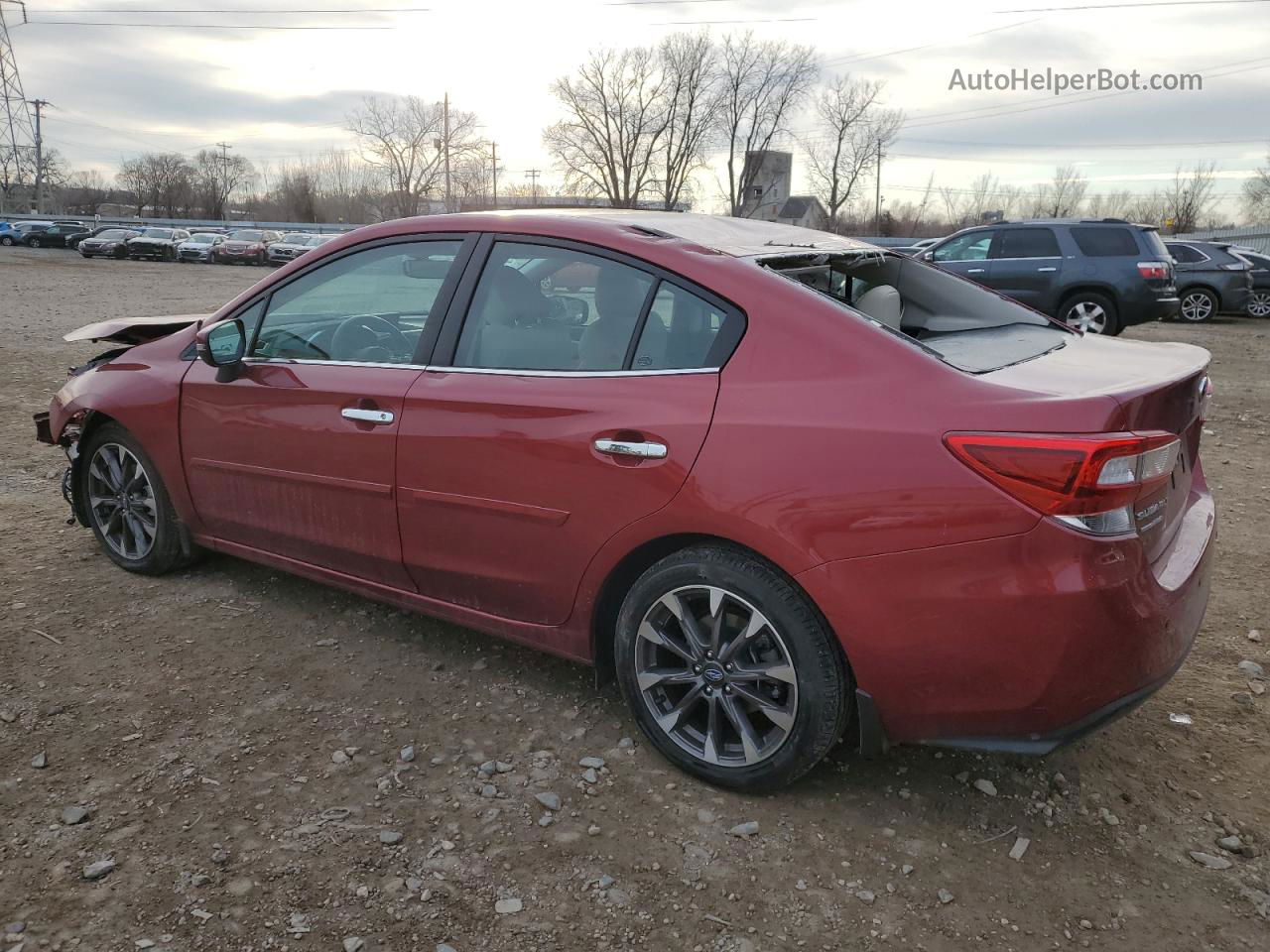 2021 Subaru Impreza Limited Red vin: 4S3GKAT64M3602659