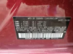 2021 Subaru Impreza Limited Красный vin: 4S3GKAT64M3602659