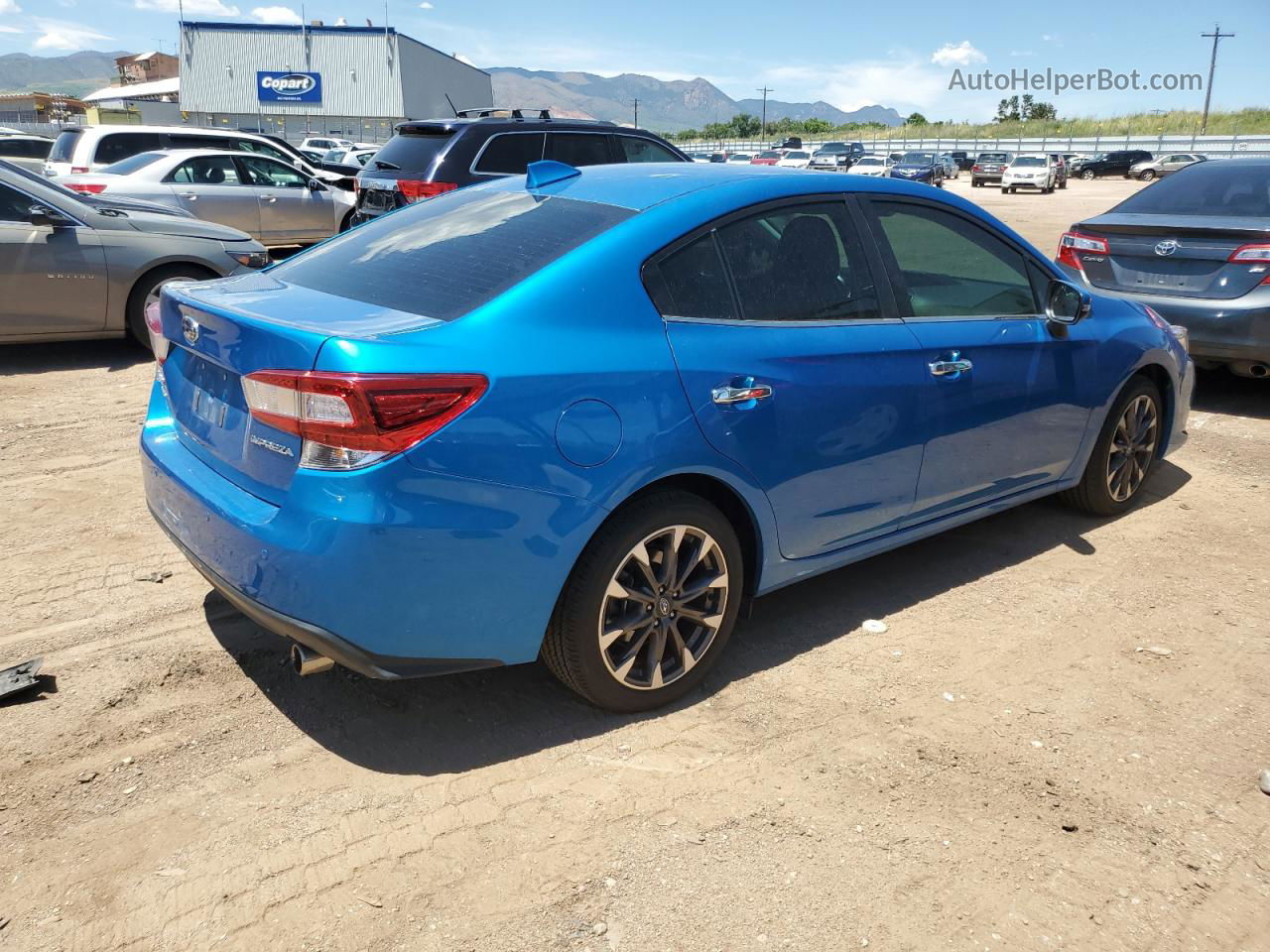 2021 Subaru Impreza Limited Blue vin: 4S3GKAU62M3606255