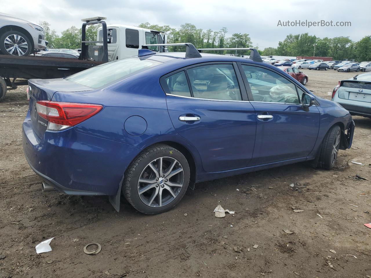 2018 Subaru Impreza Limited Синий vin: 4S3GKAU64J3605071