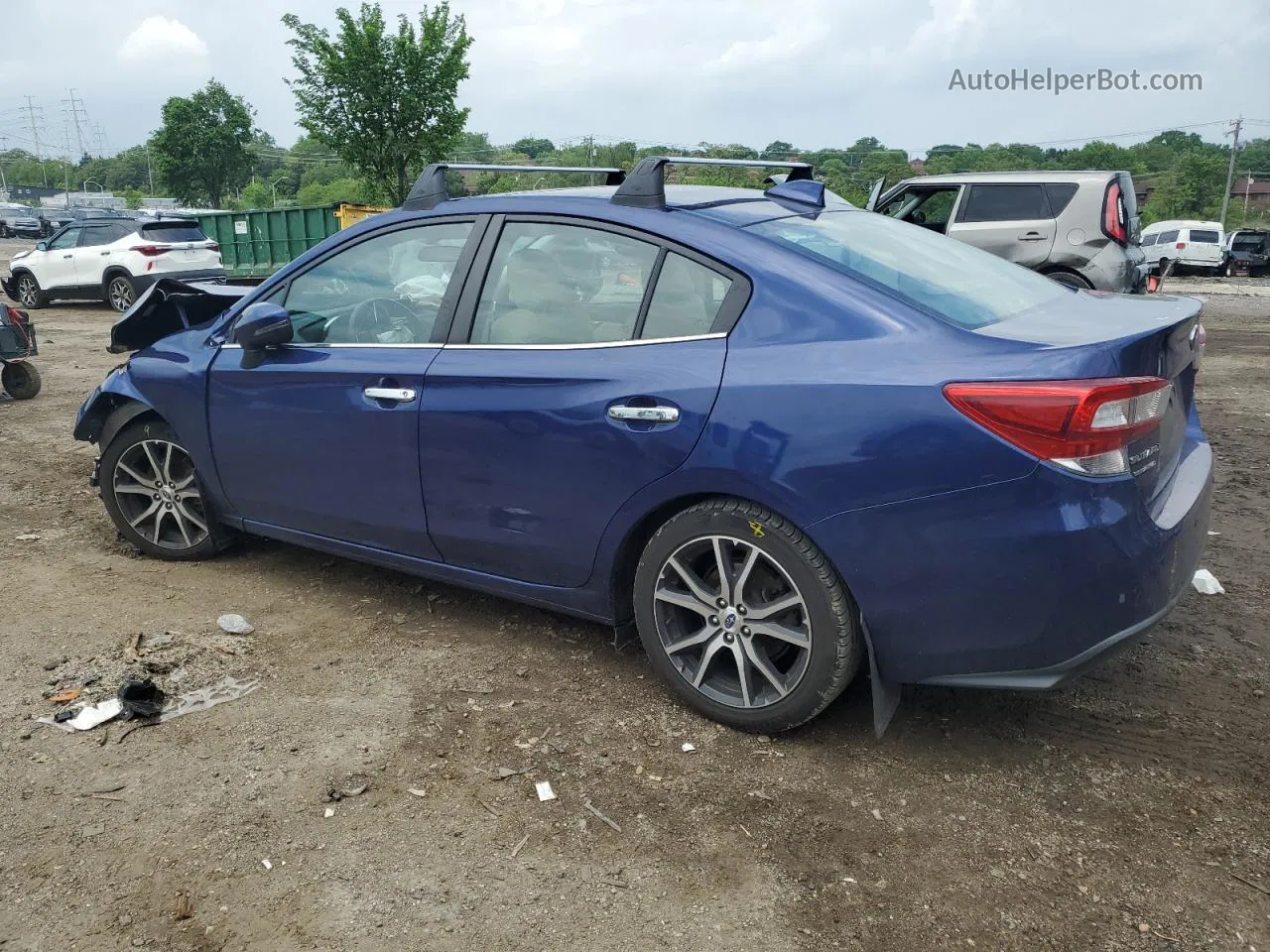 2018 Subaru Impreza Limited Синий vin: 4S3GKAU64J3605071