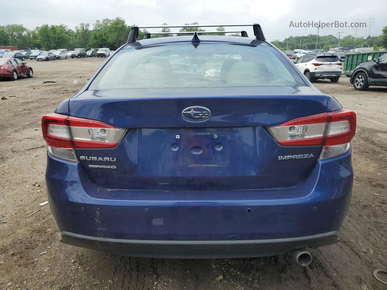 2018 Subaru Impreza Limited Blue vin: 4S3GKAU64J3605071