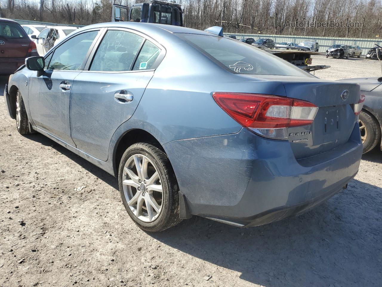 2018 Subaru Impreza Limited Blue vin: 4S3GKAU66J3611020