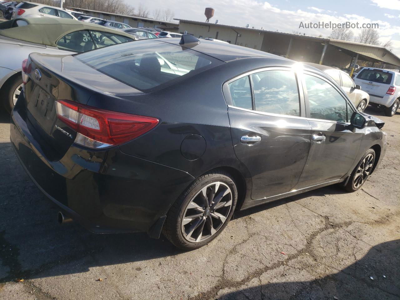 2021 Subaru Impreza Limited Черный vin: 4S3GKAU66M3601446