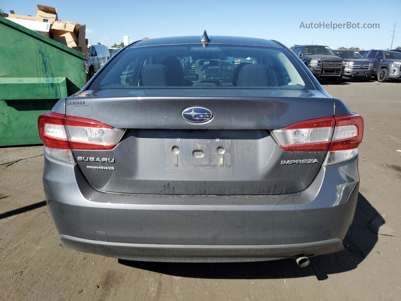 2021 Subaru Impreza Premium Gray vin: 4S3GKAV60M3605877