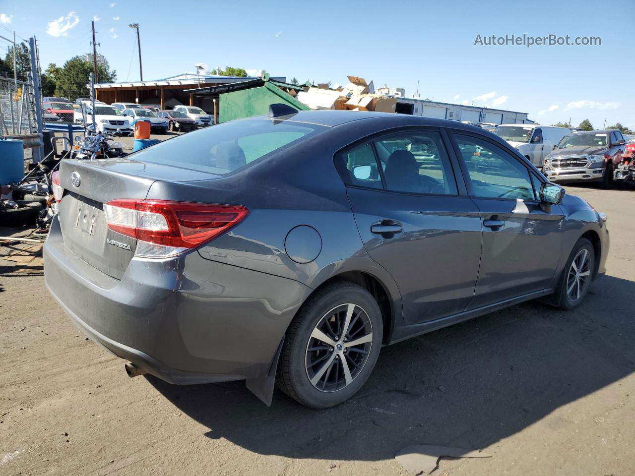 2021 Subaru Impreza Premium Gray vin: 4S3GKAV60M3605877