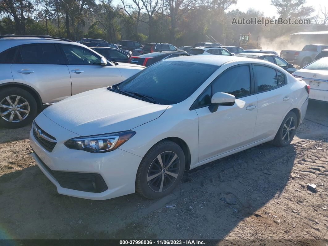 2021 Subaru Impreza Premium White vin: 4S3GKAV60M3607029