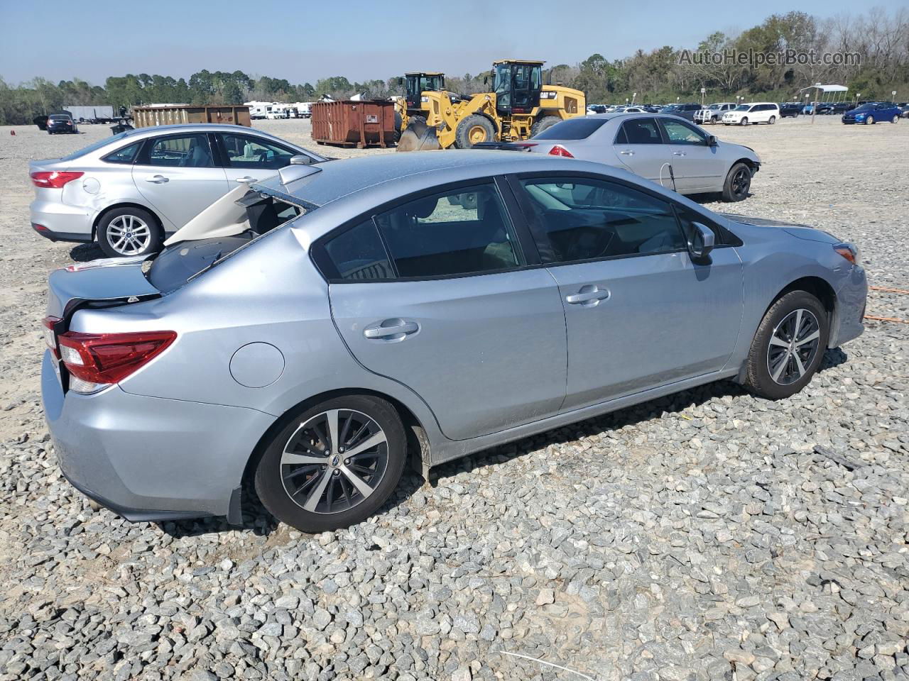 2021 Subaru Impreza Premium Silver vin: 4S3GKAV64M3606935