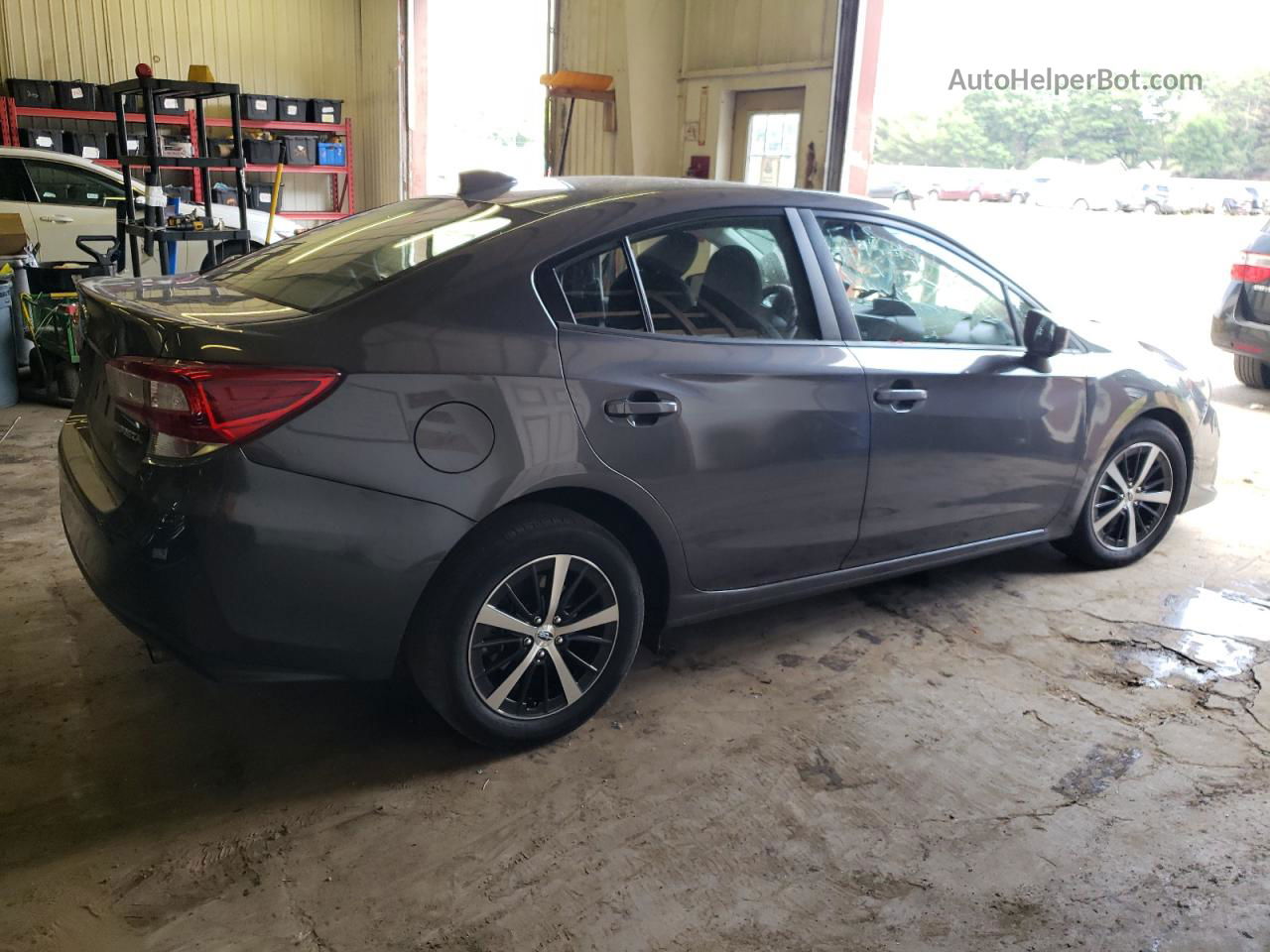 2021 Subaru Impreza Premium Gray vin: 4S3GKAV65M3607124