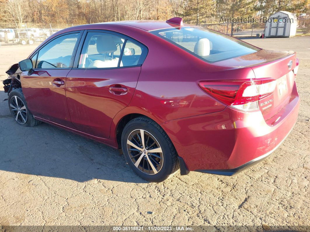 2021 Subaru Impreza Premium Red vin: 4S3GKAV67M3605794