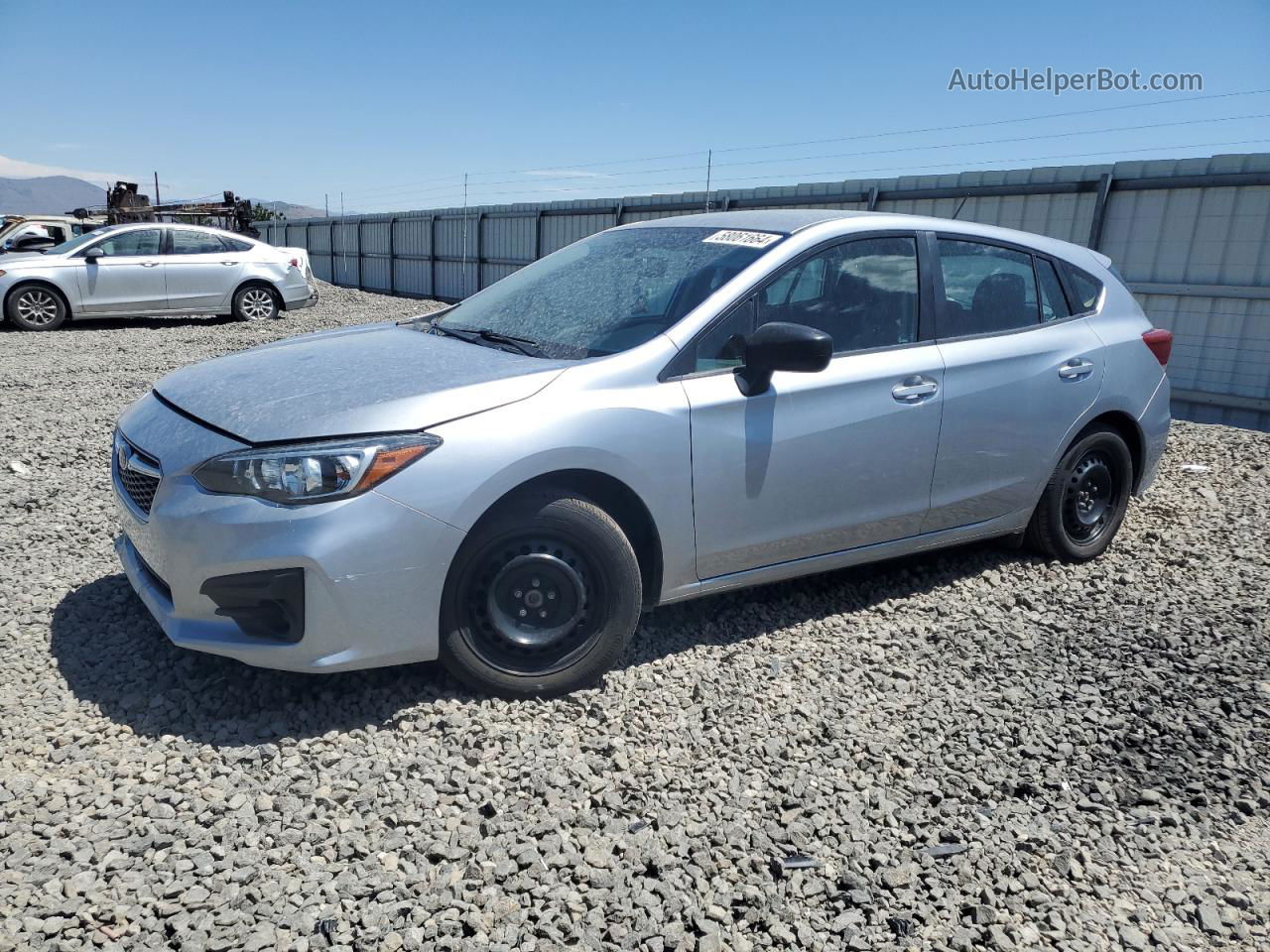 2018 Subaru Impreza  Silver vin: 4S3GTAA60J1709070