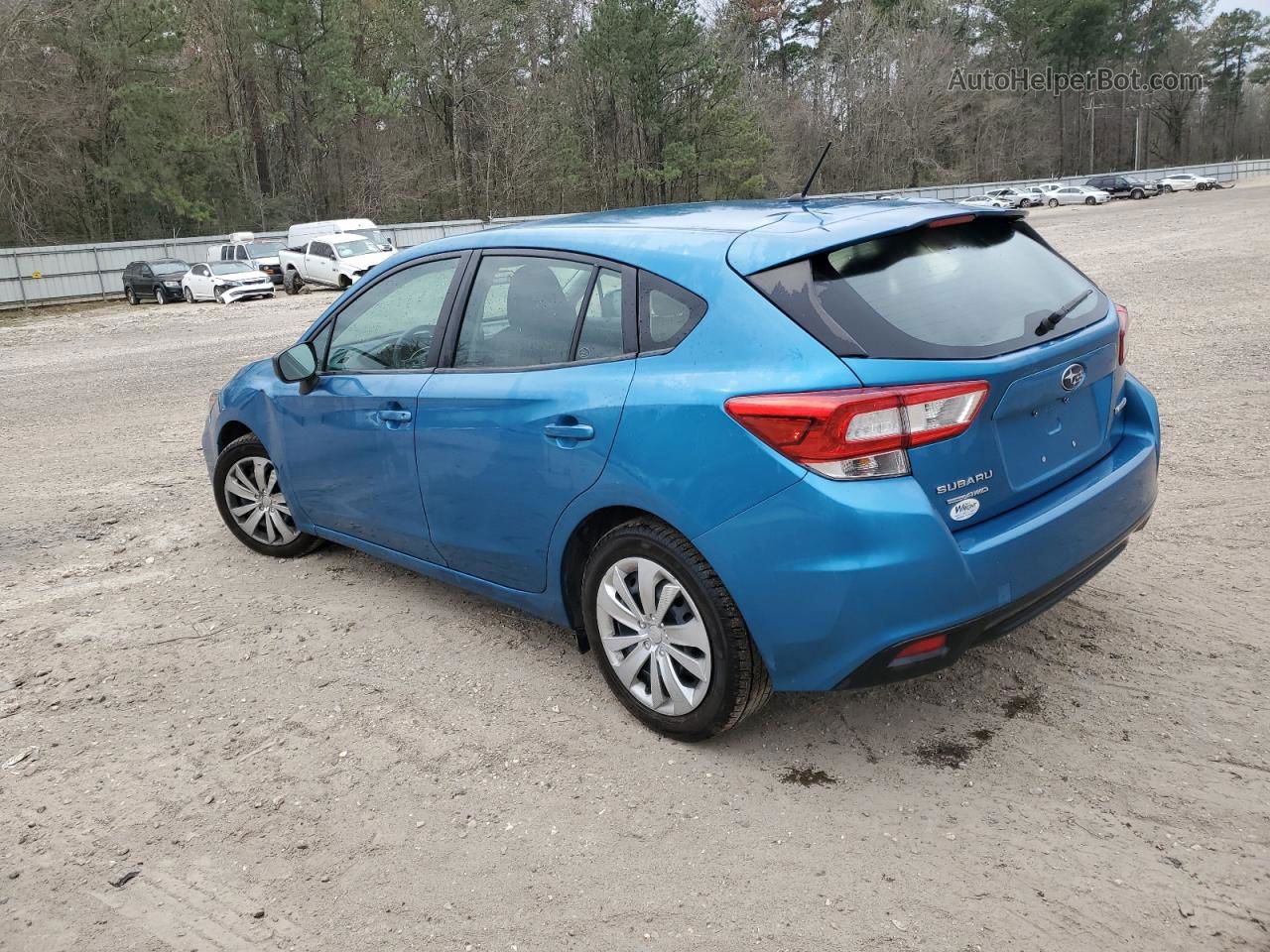 2018 Subaru Impreza  Blue vin: 4S3GTAA60J1718867