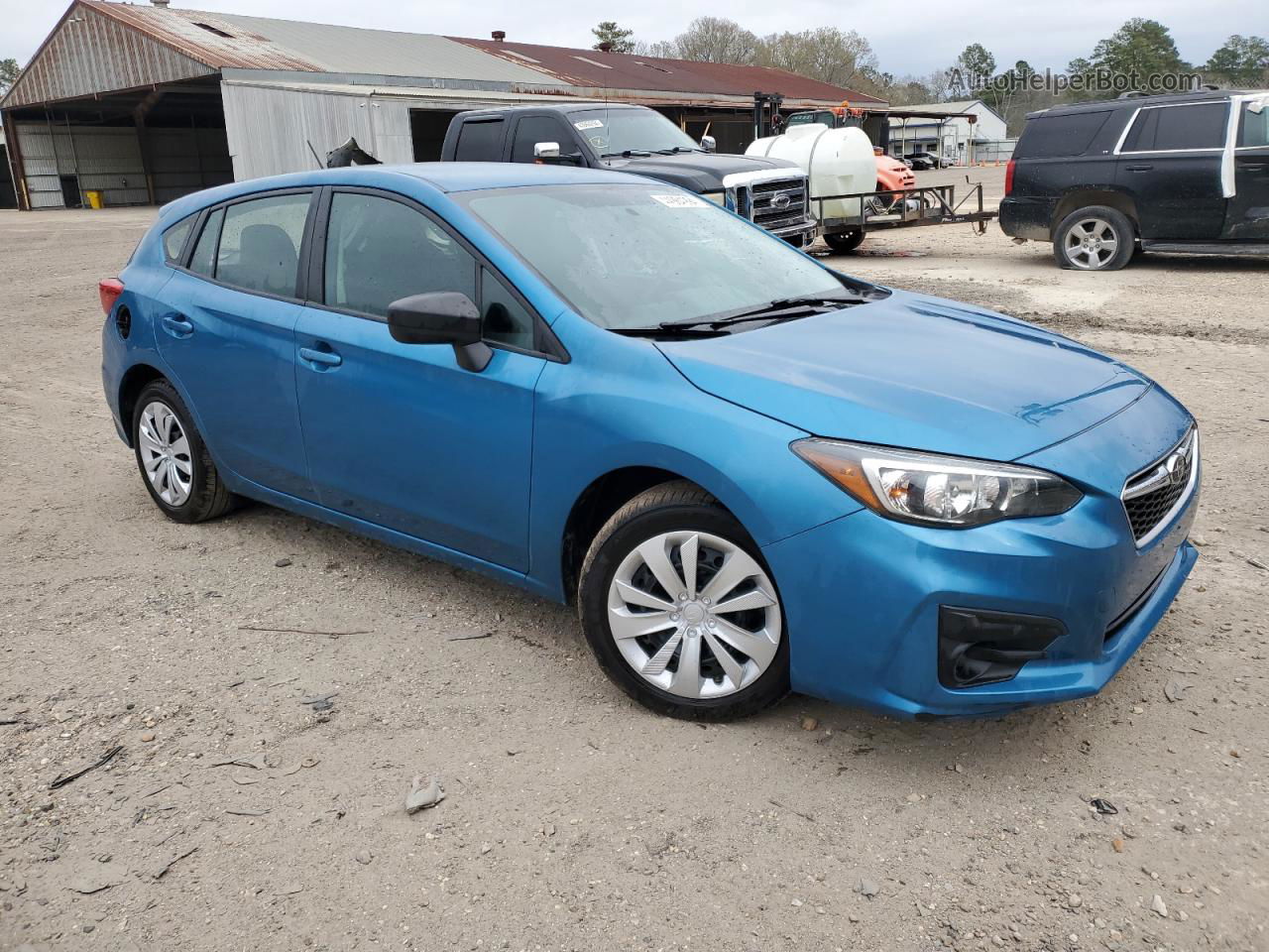 2018 Subaru Impreza  Blue vin: 4S3GTAA60J1718867