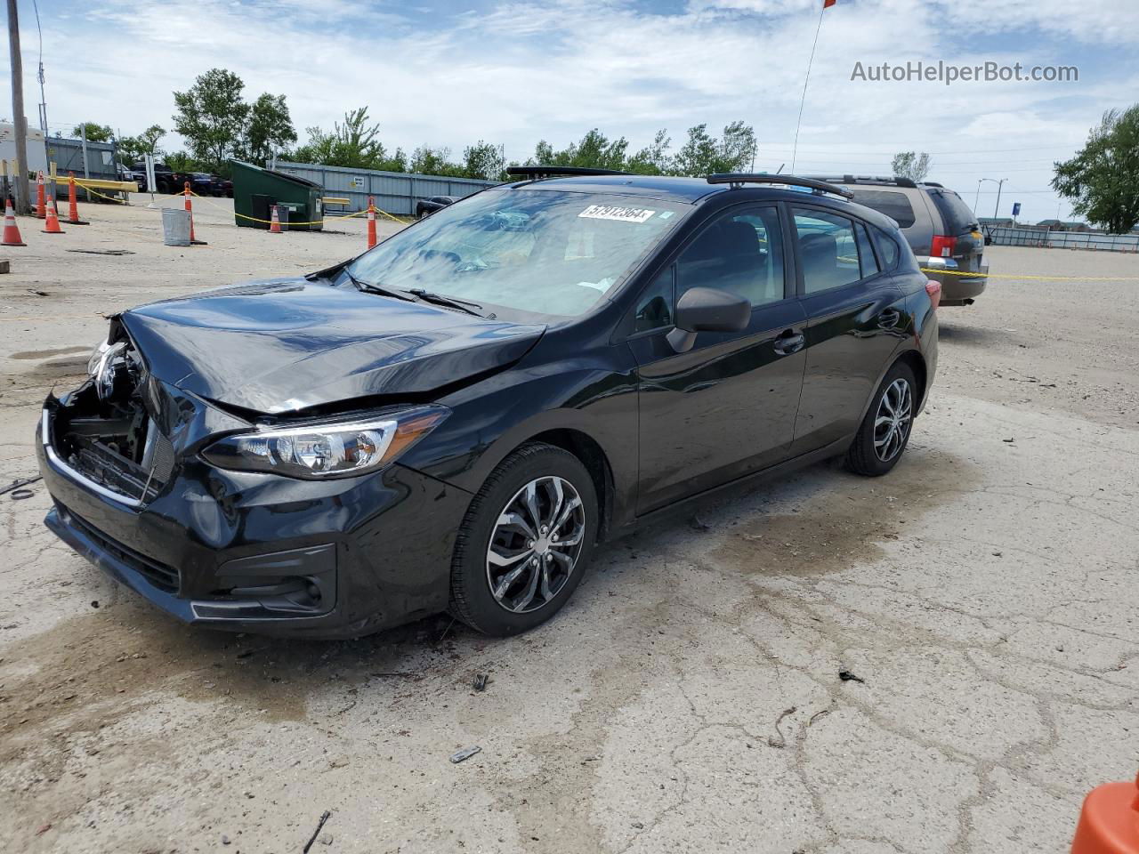 2018 Subaru Impreza  Black vin: 4S3GTAA61J1718361