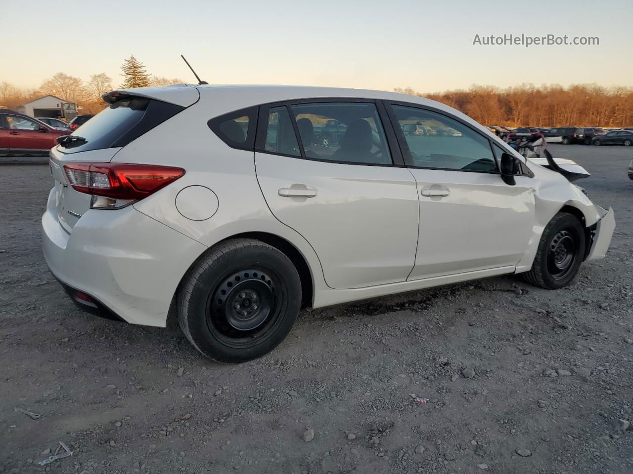 2018 Subaru Impreza  White vin: 4S3GTAA61J3703220