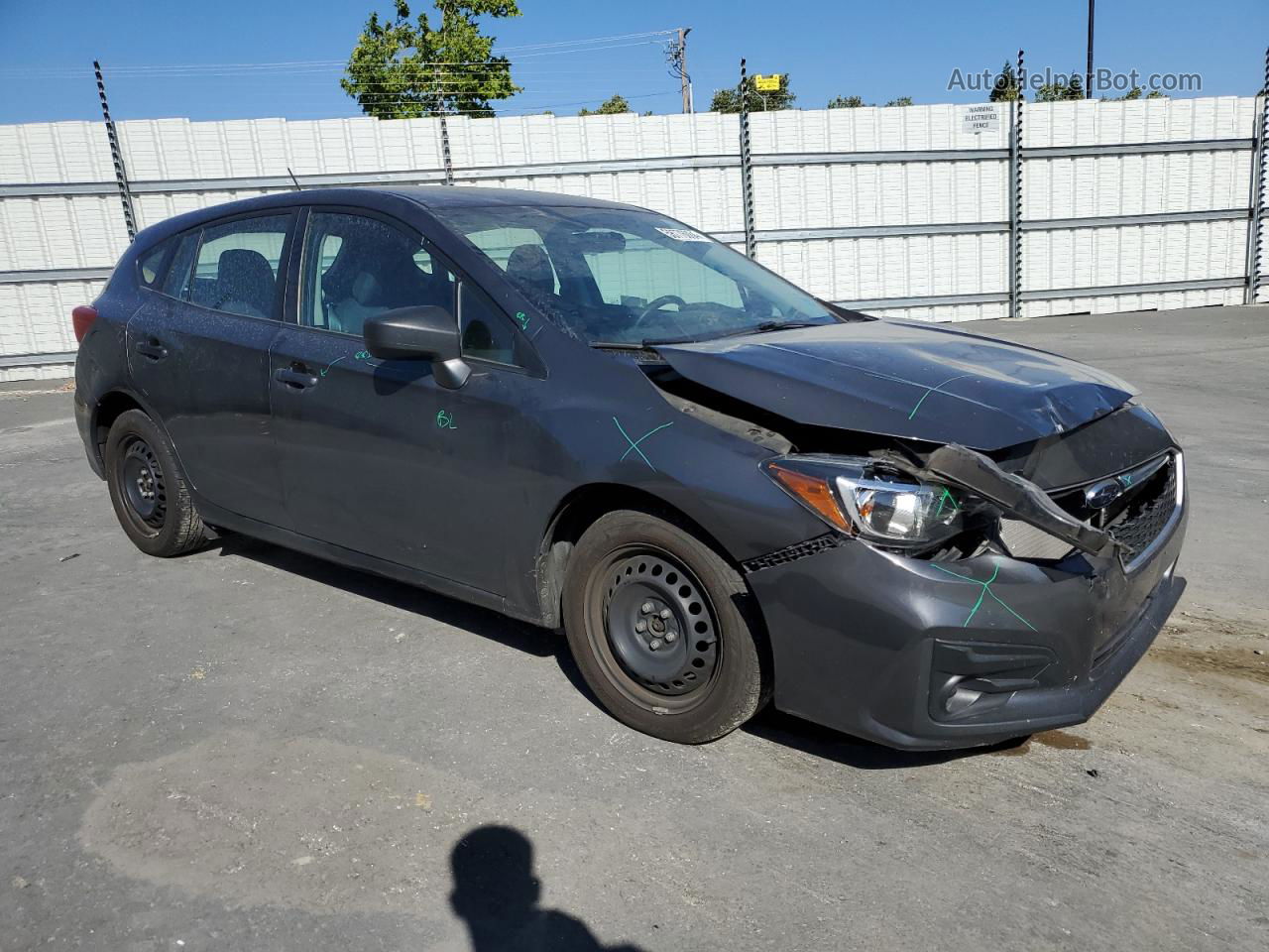 2018 Subaru Impreza  Gray vin: 4S3GTAA61J3717411