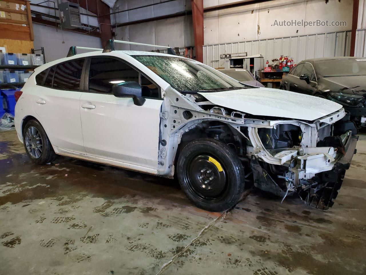 2018 Subaru Impreza  White vin: 4S3GTAA61J3736377