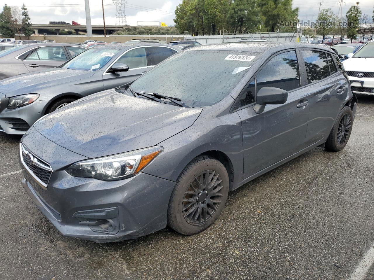 2018 Subaru Impreza  Gray vin: 4S3GTAA61J3744088