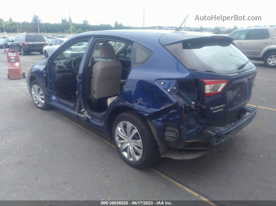 2018 Subaru Impreza   Blue vin: 4S3GTAA62J3708457