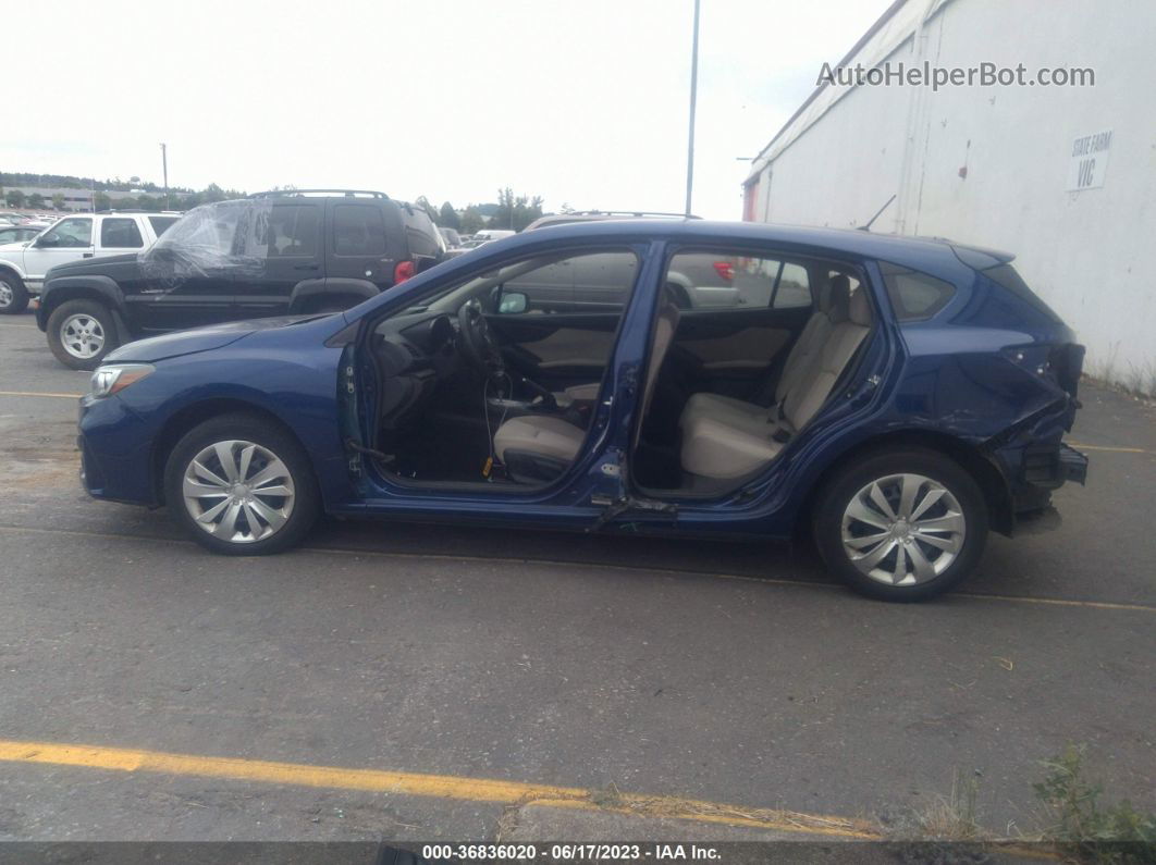 2018 Subaru Impreza   Blue vin: 4S3GTAA62J3708457