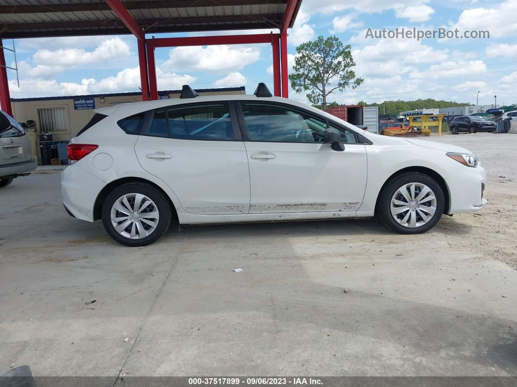 2018 Subaru Impreza   White vin: 4S3GTAA62J3730474