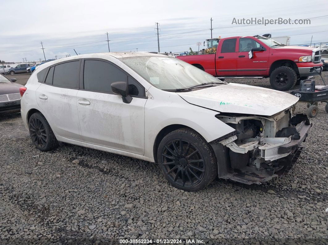 2018 Subaru Impreza 2.0i White vin: 4S3GTAA64J1717463